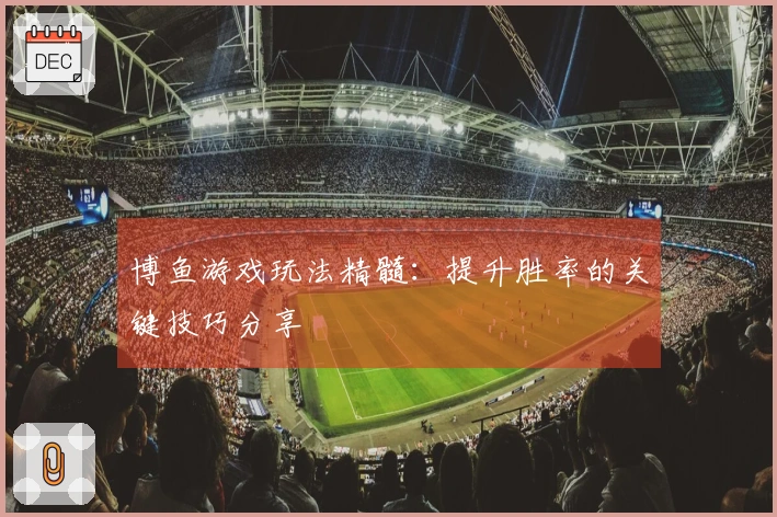 博鱼游戏玩法精髓：提升胜率的关键技巧分享
